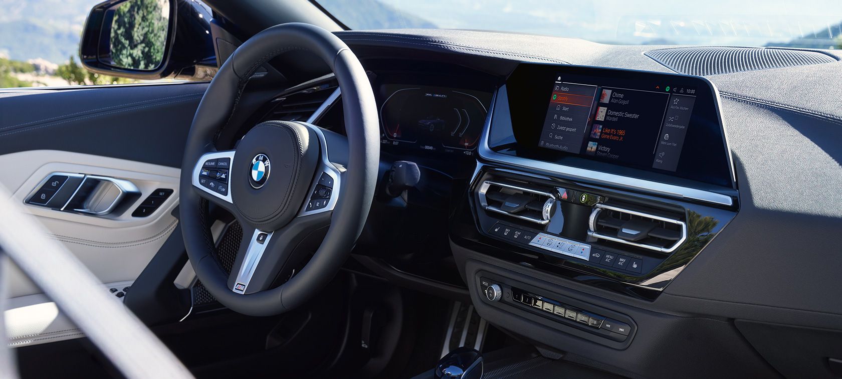 A BMW Z4 M40i ROADSTER DIGITÁLIS FUNKCIÓI.